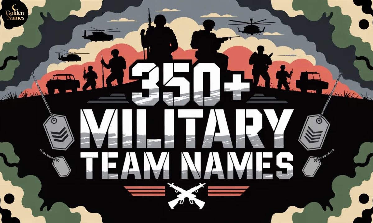 350+ Military Team Names