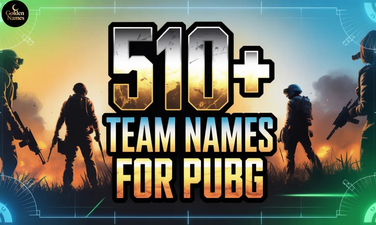 510+ Team Names for PUBG