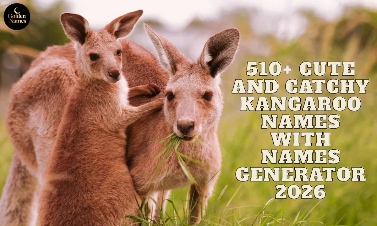 510+ Cute And Catchy Kangaroo Names With Names Generator 2026