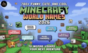 780+ Funny, Cute, and Cool Minecraft World Names to Inspire Your Next Adventure 2026
