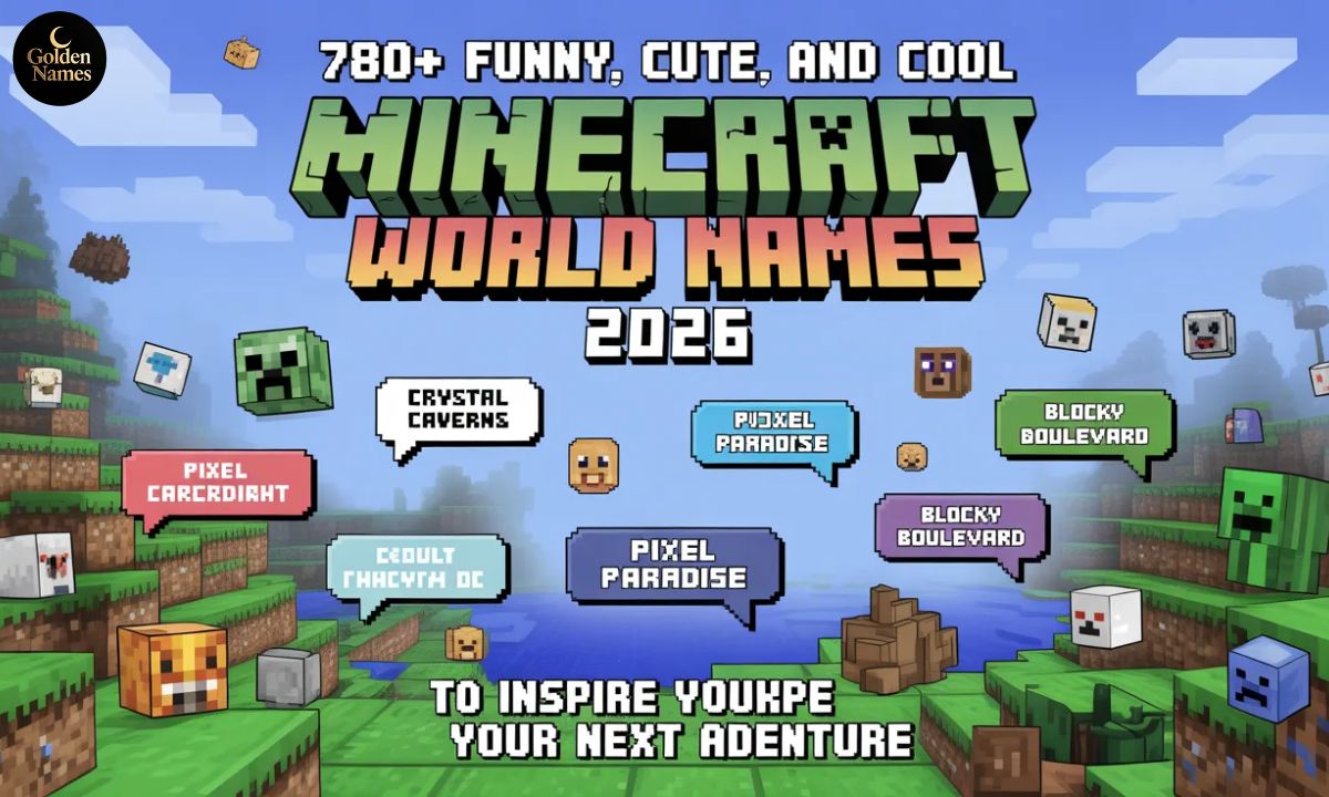 780+ Funny, Cute, and Cool Minecraft World Names to Inspire Your Next Adventure 2026