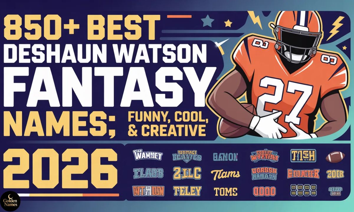 850+ Best Deshaun Watson Fantasy Names Funny, Cool, & Creative 2026