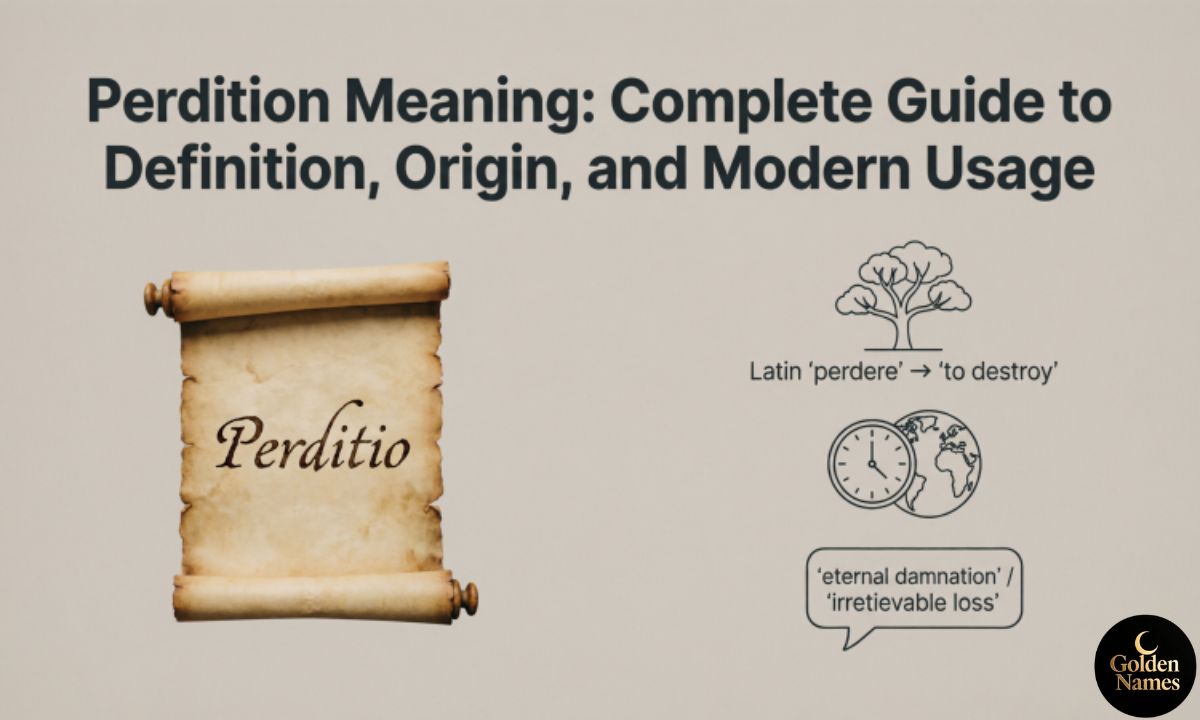 Perdition Meaning Complete Guide to Definition, Origin, and Modern Usage