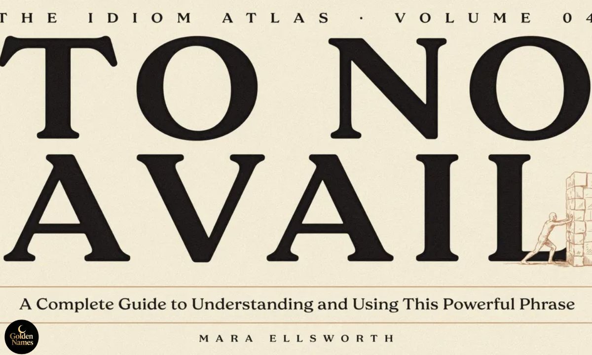 To No Avail A Complete Guide to Understanding and Using This Powerful Phrase